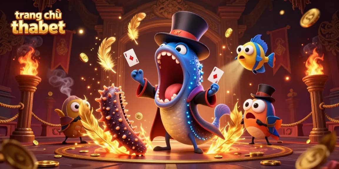 Engage in thrilling gameplay at trang chủ thabet with vibrant underwater characters and casino elements.