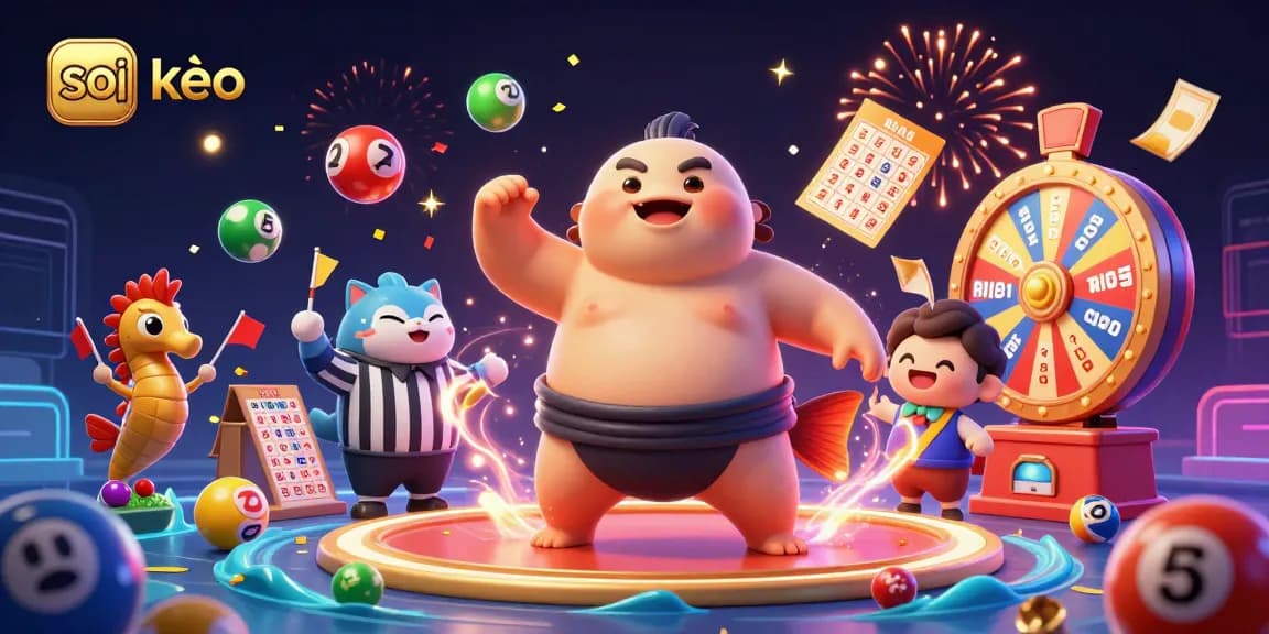 Soi kèo and betting strategies illustrated with playful 3D characters in a vibrant underwater scene