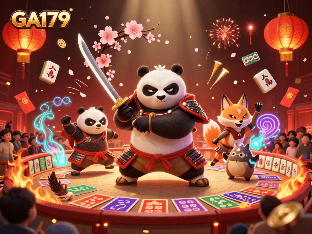 Experience GA179's exciting cockfighting arena with dynamic characters, betting elements, and rich detail.