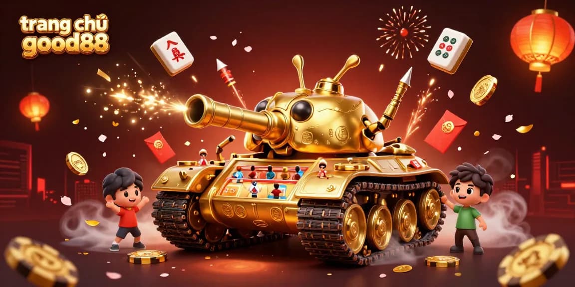 Experience the excitement at trang chủ good88 with a dynamic casino-themed 3D illustration showcasing vibrant gaming elements.