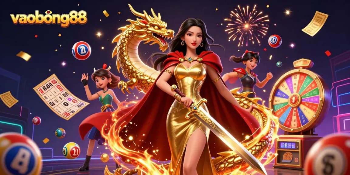 Play and win exciting games at vaobong88 with vibrant lottery and casino elements.