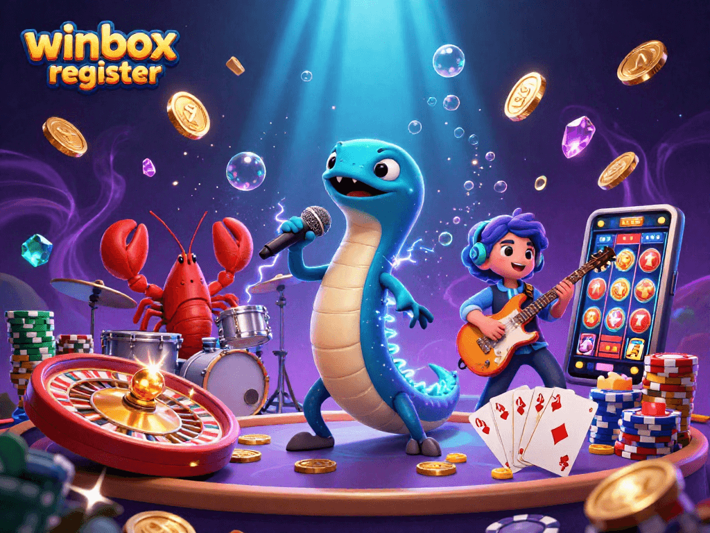 Engage with winbox register to enjoy vibrant gaming experiences in a lively underwater casino setting.