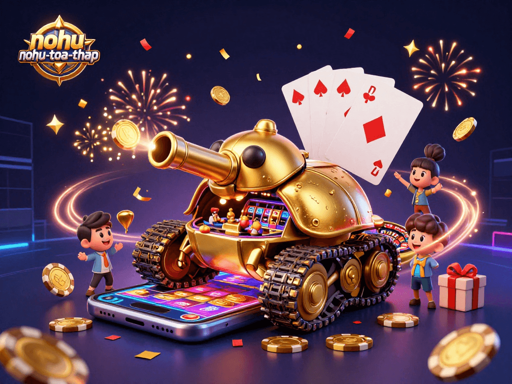 Play thrilling slot games in the vibrant nohu-toa-thap casino universe, bursting with excitement and rewards.