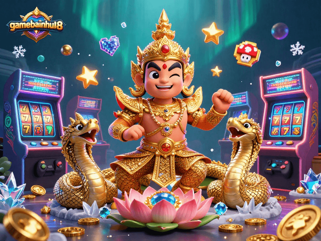 Engage in thrilling action with gamebainohu88's vibrant 3D arcade casino scene.