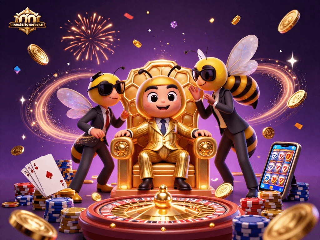 Experience epic gameplay with monstertowerreview as characters engage in high-stakes gambling action!