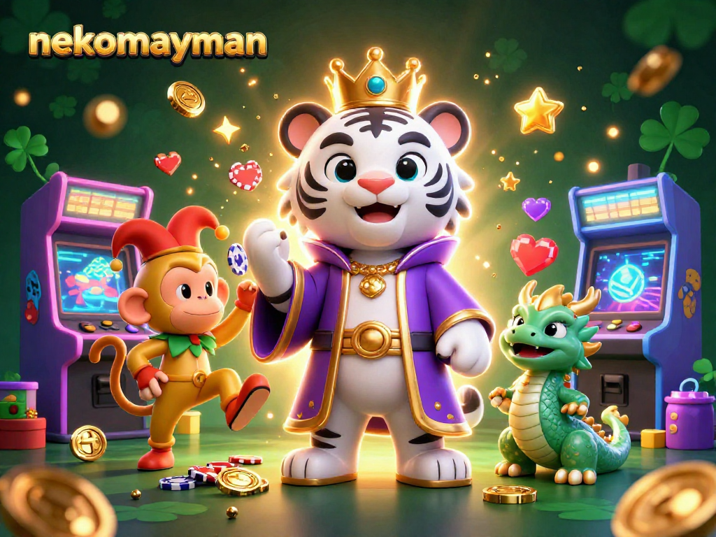 Engage with the fun of nekomayman and experience the excitement of casino games in this vibrant scene.