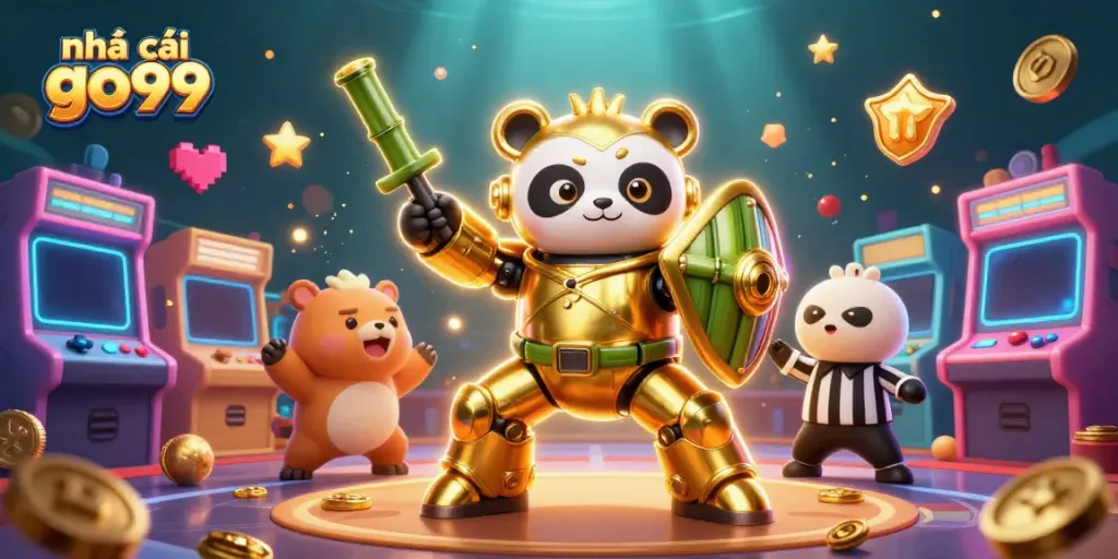 Experience thrilling gameplay at nhà cái go99 with engaging characters and colorful game elements.