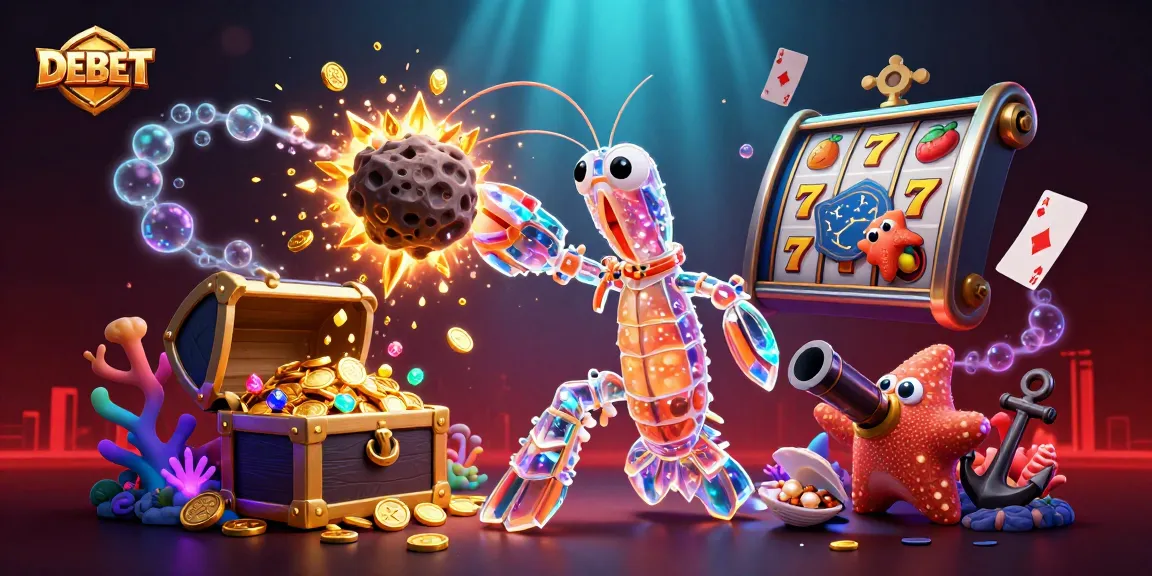 Engage in thrilling game strategies with DEBET's exciting 3D casino action featuring vibrant visuals.
