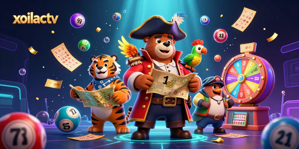 Engage with exciting moments on xoilactv as the 3D pirate bear and friends celebrate with dynamic gambling elements.
