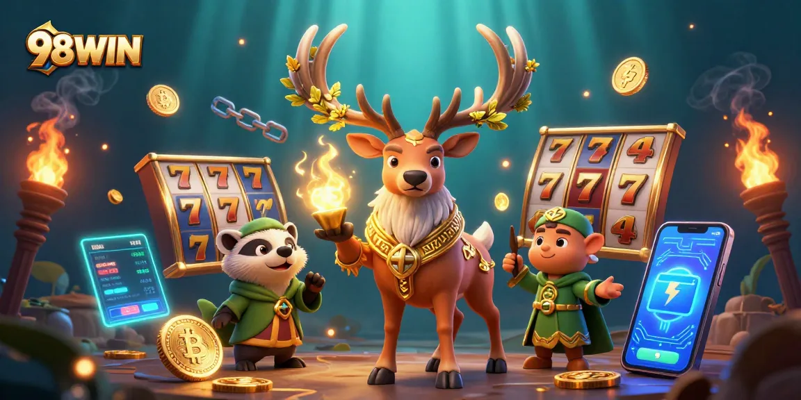 Experience 98WIN's exciting slots and jackpots in an immersive 3D casino world.