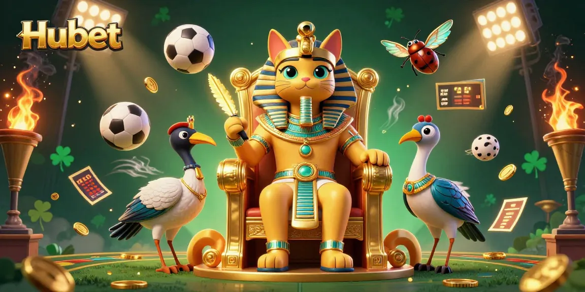 Engage in thrilling betting at Hubet featuring dynamic sports elements and captivating characters.