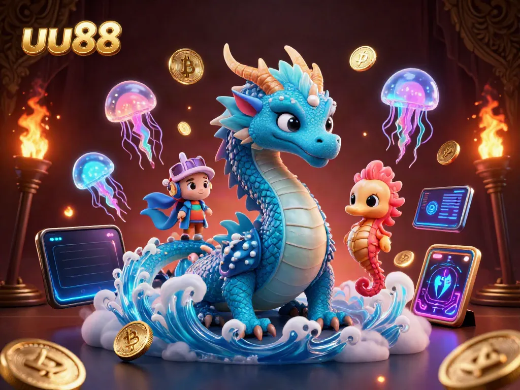 Experience immersive gameplay thrills at uu88 with a vibrant array of aquatic characters and virtual currency elements.