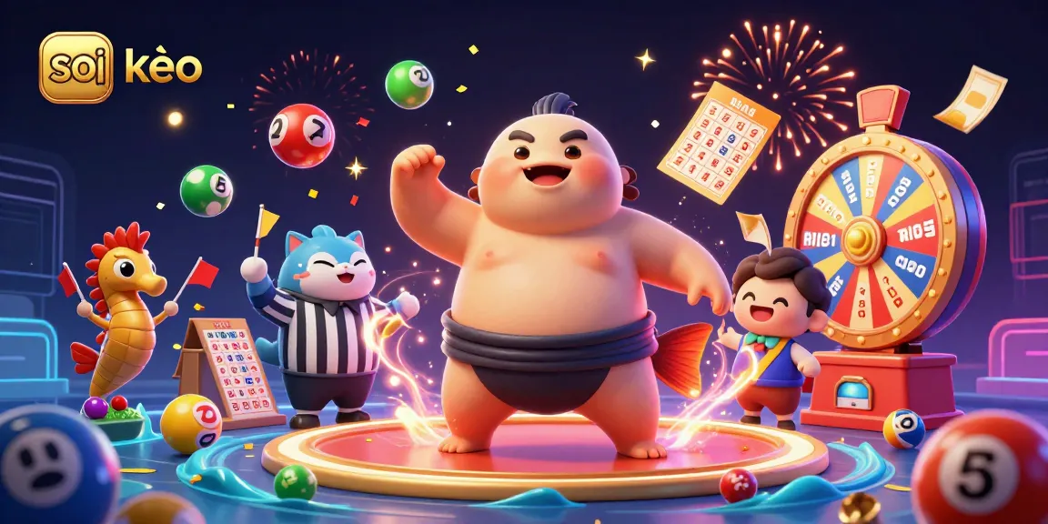 Soi kèo and betting strategies illustrated with playful 3D characters in a vibrant underwater scene