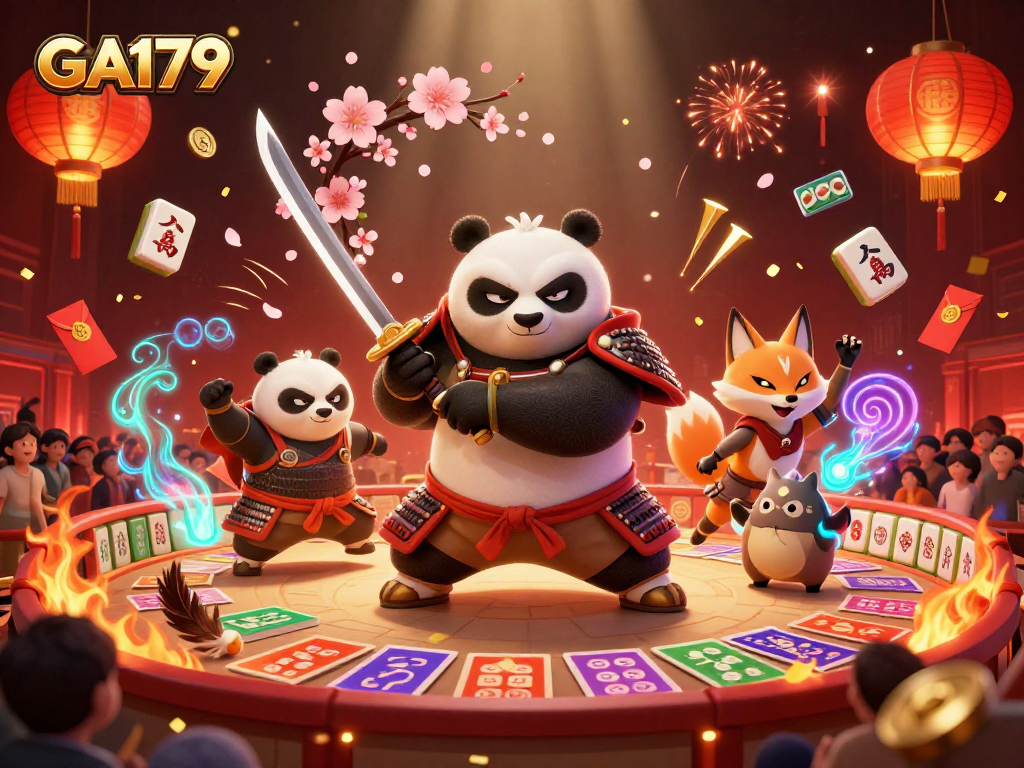 Experience GA179's exciting cockfighting arena with dynamic characters, betting elements, and rich detail.
