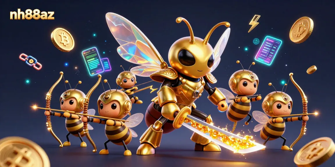 Experience vibrant gaming action with nh88az featuring a golden samurai hornet in a dynamic casino scene.
