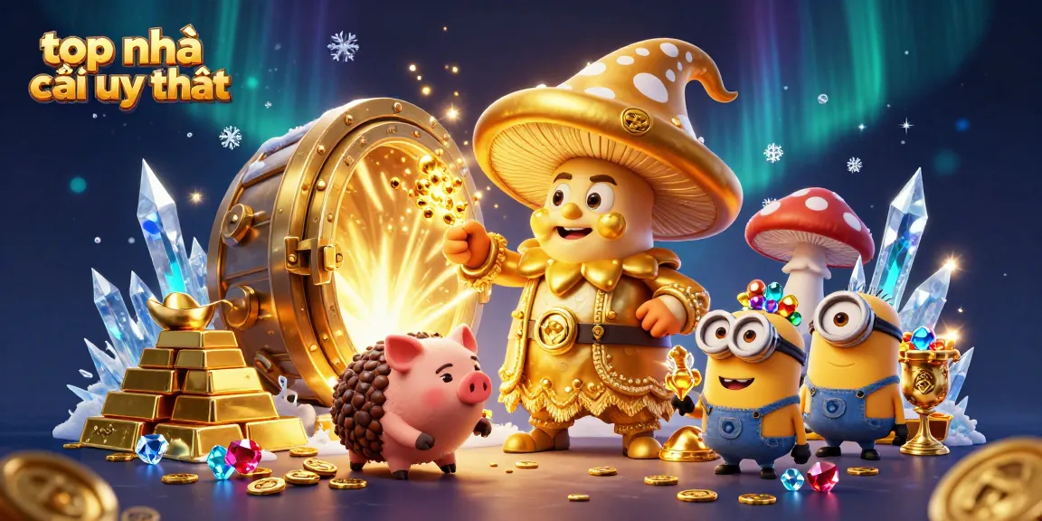 Engage with the top nhà cái uy tín in a vibrant 3D casino realm filled with treasure and magic.
