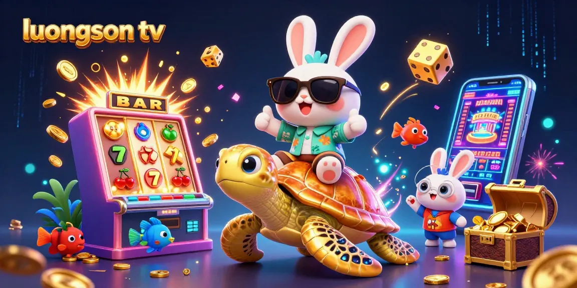 Experience the vibrant world of luongson tv with exciting casino game elements and characters.