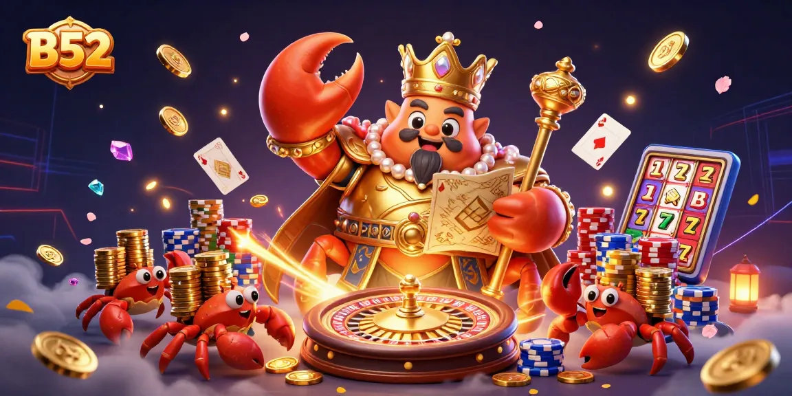 B52 rewards players with golden opportunities for winning jackpots in a vibrant casino scene.