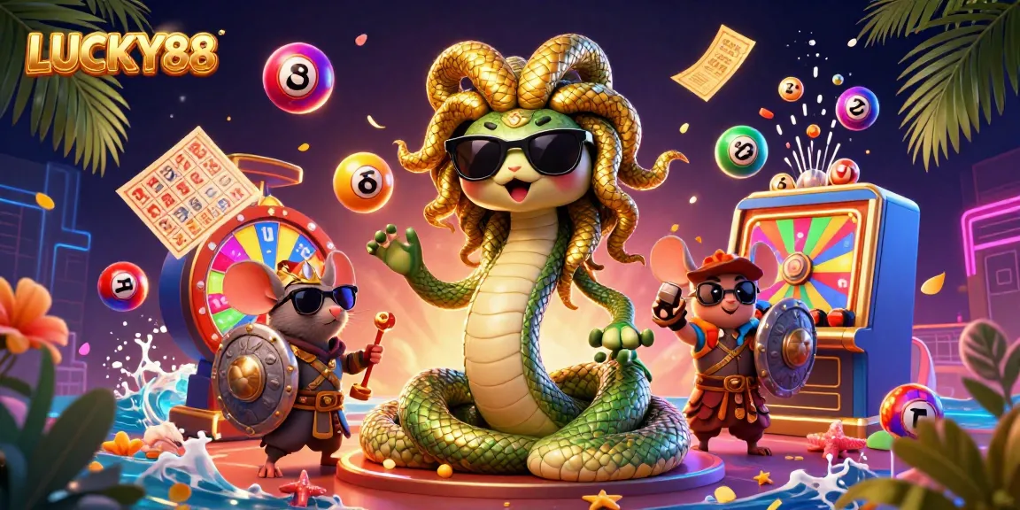 Engage with LUCKY88 and experience a vibrant 3D cartoon casino filled with excitement and rewards.
