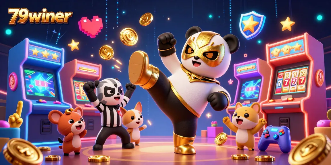Experience exhilarating gaming with 79winer's dynamic casino scene featuring animated action.