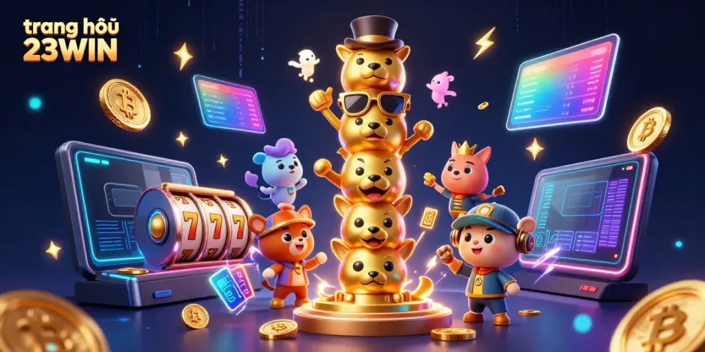 Engage with dynamic gaming fun at trang chủ 23WIN featuring vibrant casino elements.