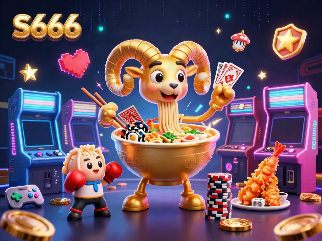Engaging S666 casino scene with vibrant characters and exciting game elements.