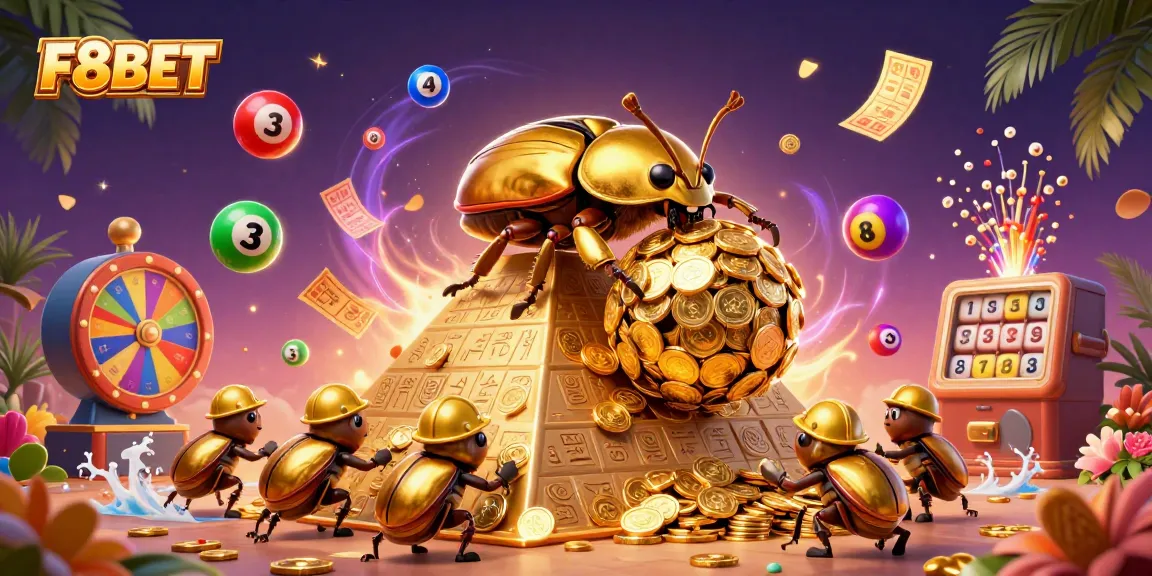 Experience thrilling gaming action with F8BET's vibrant casino elements and engaging characters!