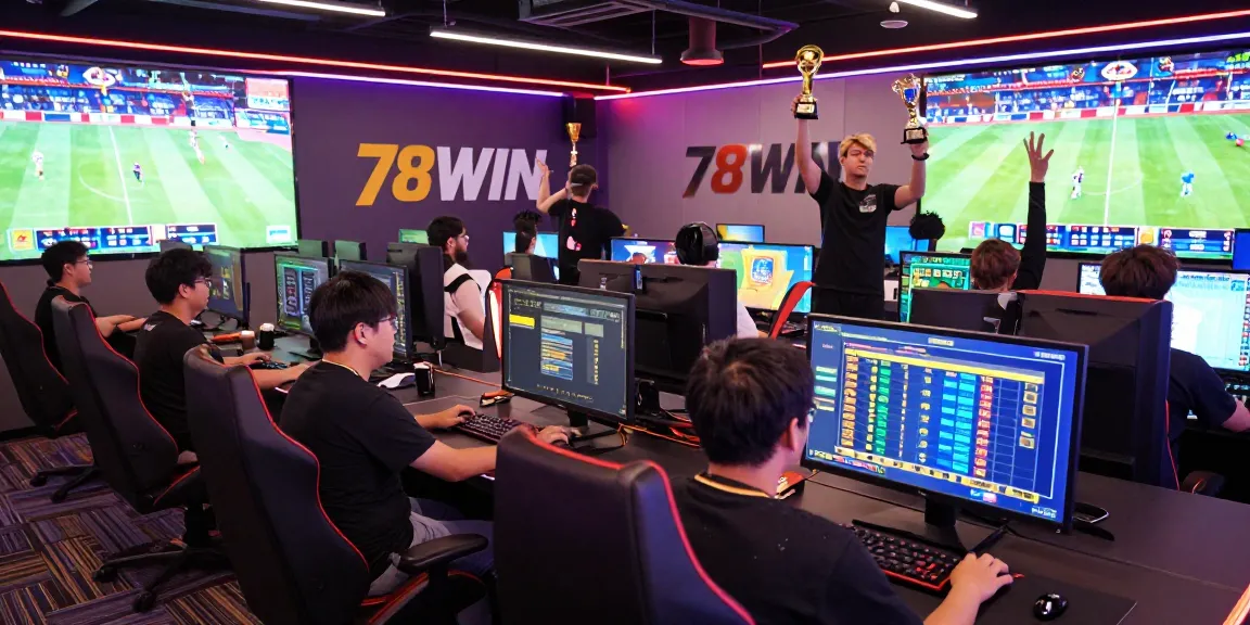 78win online gaming arena filled with engaged players experiencing exciting betting activities.