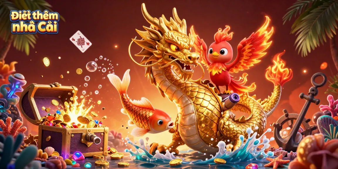 Engage with the excitement of Điều khoản nhà cái at this illustrated casino adventure featuring mythical characters.