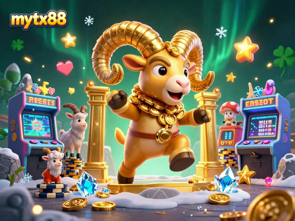 Experience the excitement of gambling at mytx88 with a vibrant 3D casino scene filled with energy.