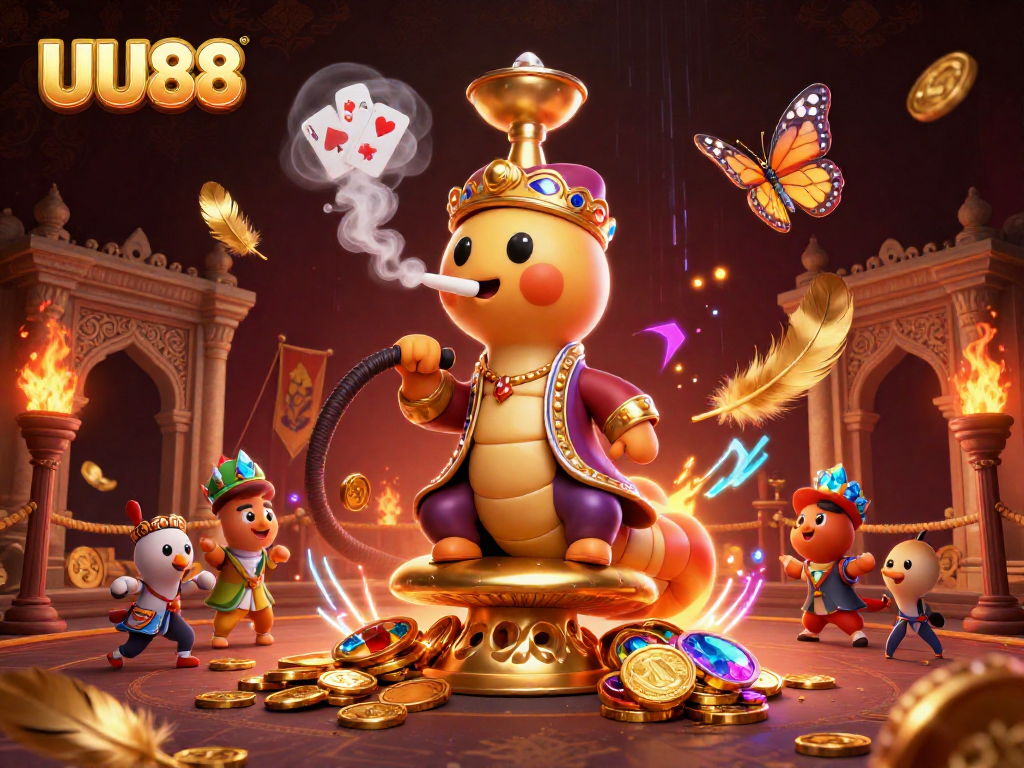 Experience exciting gambling thrills with UU88 in a vibrant 3D casino world.