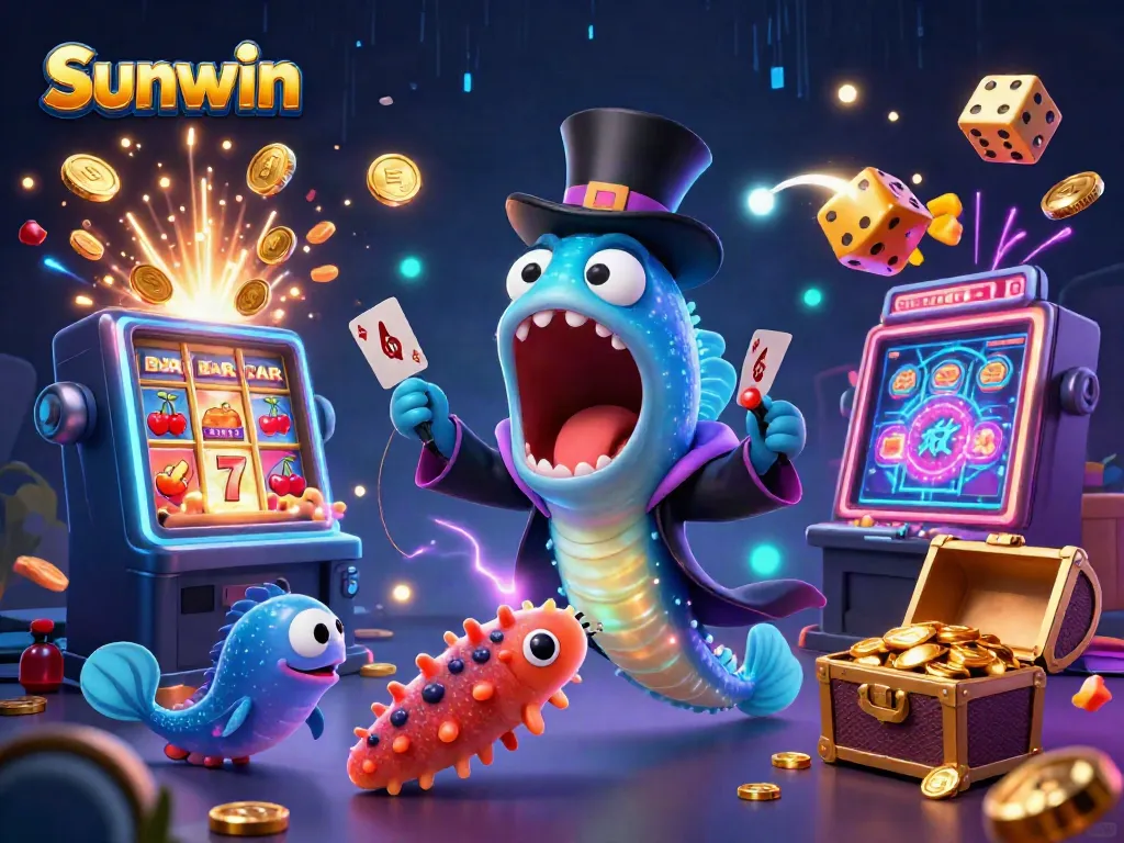 Experience magic in Sunwin's vibrant casino world with dynamic characters and dazzling games.