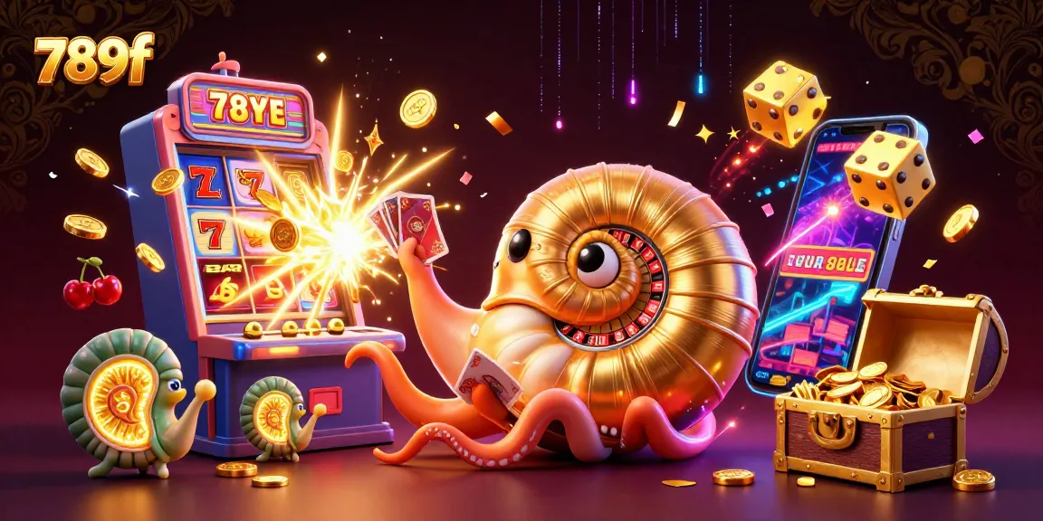 Engage with thrilling casino adventures at 789f featuring a vibrant 3D nautilus and jackpot elements.