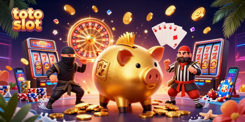 Engage with the thrilling toto slot experience in this dynamic gambling scene.