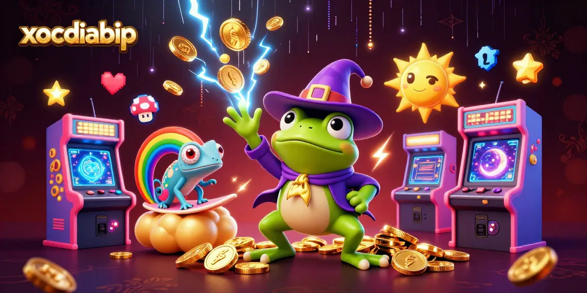 Experience xocdiabip's vibrant casino adventure with thrilling characters and game elements