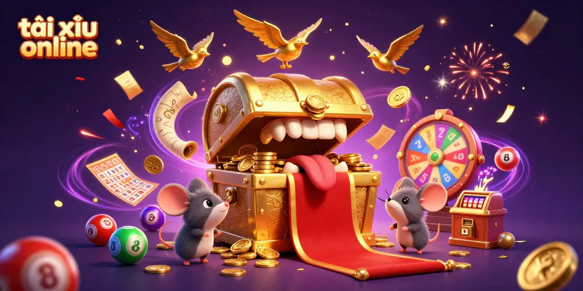 Experience the excitement of tài xỉu online with dynamic scenes of treasure and prizes, promising fun and adventure.