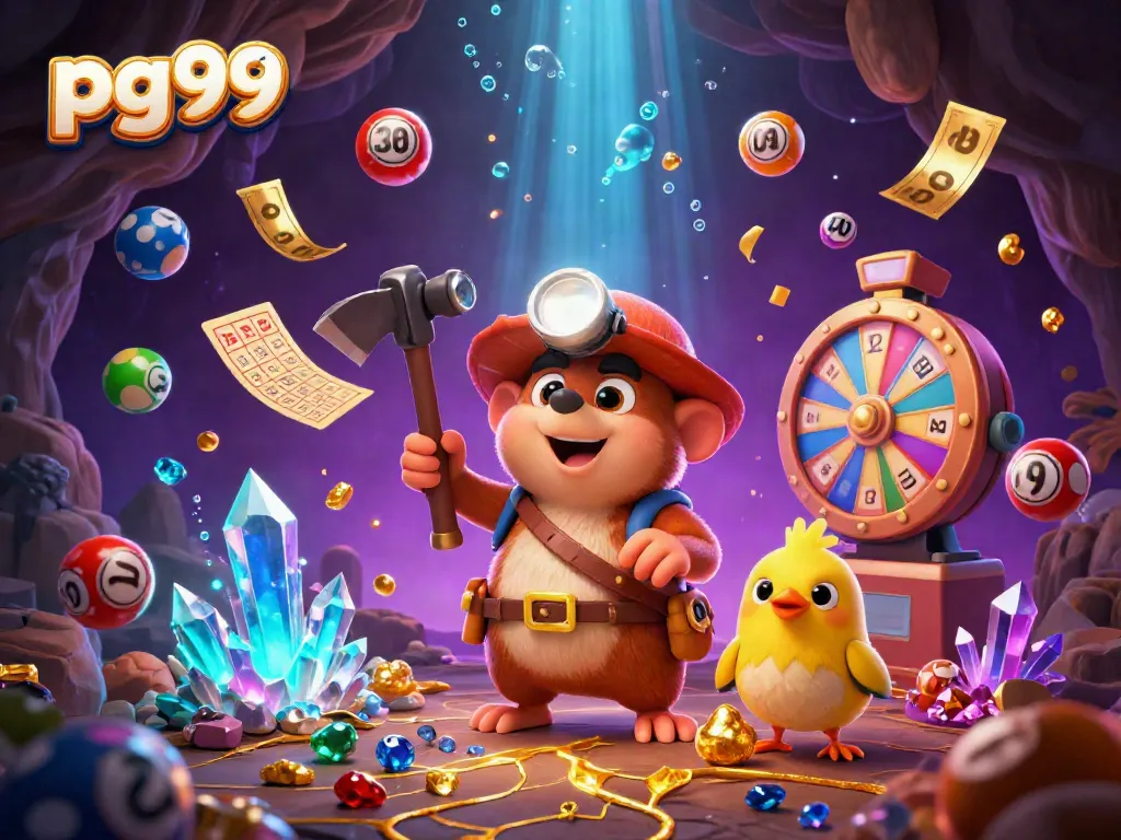 Engage in thrilling probabilities with pg99's vibrant lottery adventure featuring exciting elements.