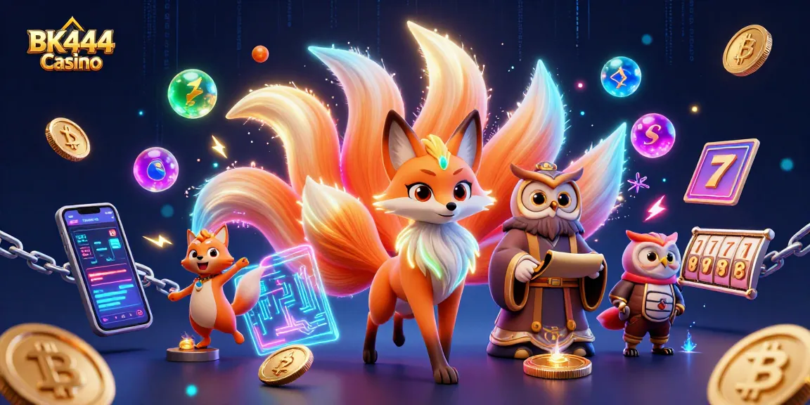 Join BK444 Casino for thrilling wins with vibrant slot games and crypto rewards amid a lively atmosphere.