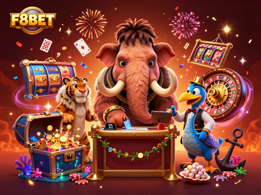 Experience the vibrant world of F8BET casino through engaging gaming adventures with iconic characters and thrilling elements.