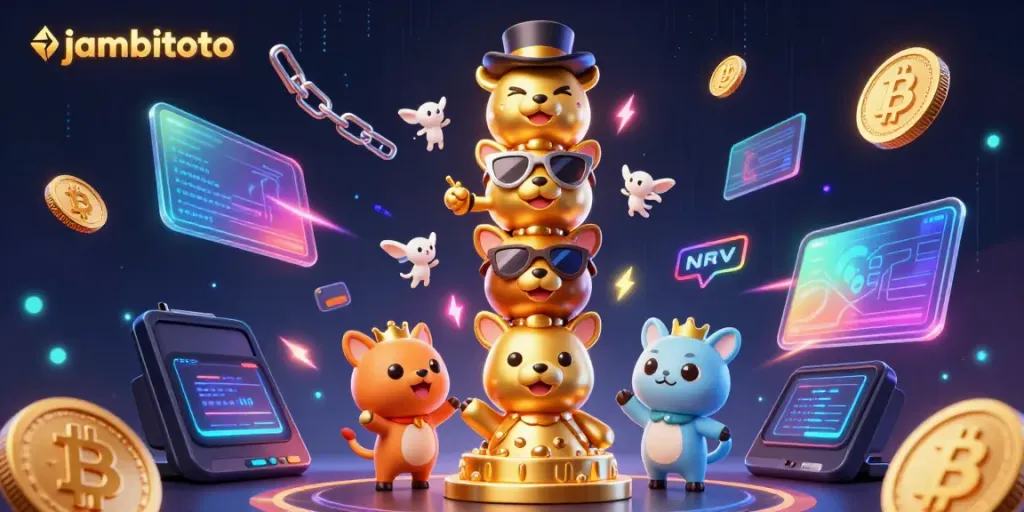 Engage in exciting gameplay at jambitoto with vibrant 3D elements and a dazzling casino atmosphere.