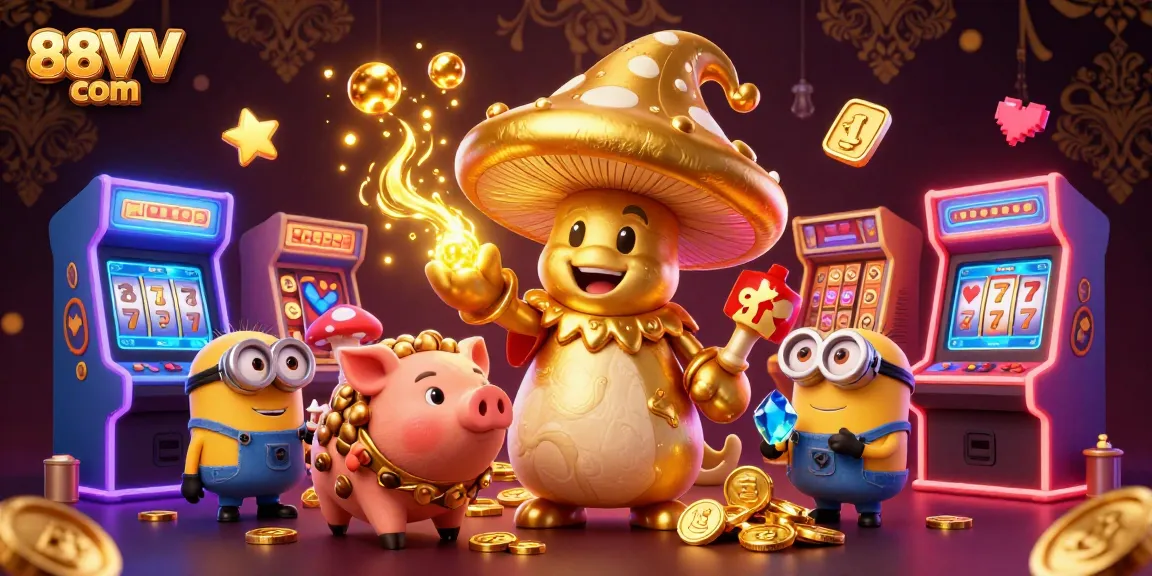 Engage with 88VV com to find treasures in a vibrant, magical casino adventure!