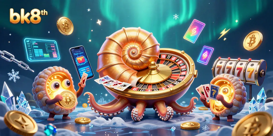 Engage in thrilling gameplay with bk8th at a vibrant casino scene featuring rich 3D illustrations.