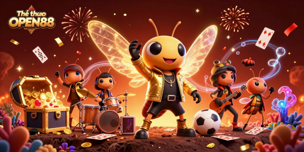 Engage in exciting gameplay with Thể thao OPEN88, showcasing vibrant sports elements and dynamic visuals.