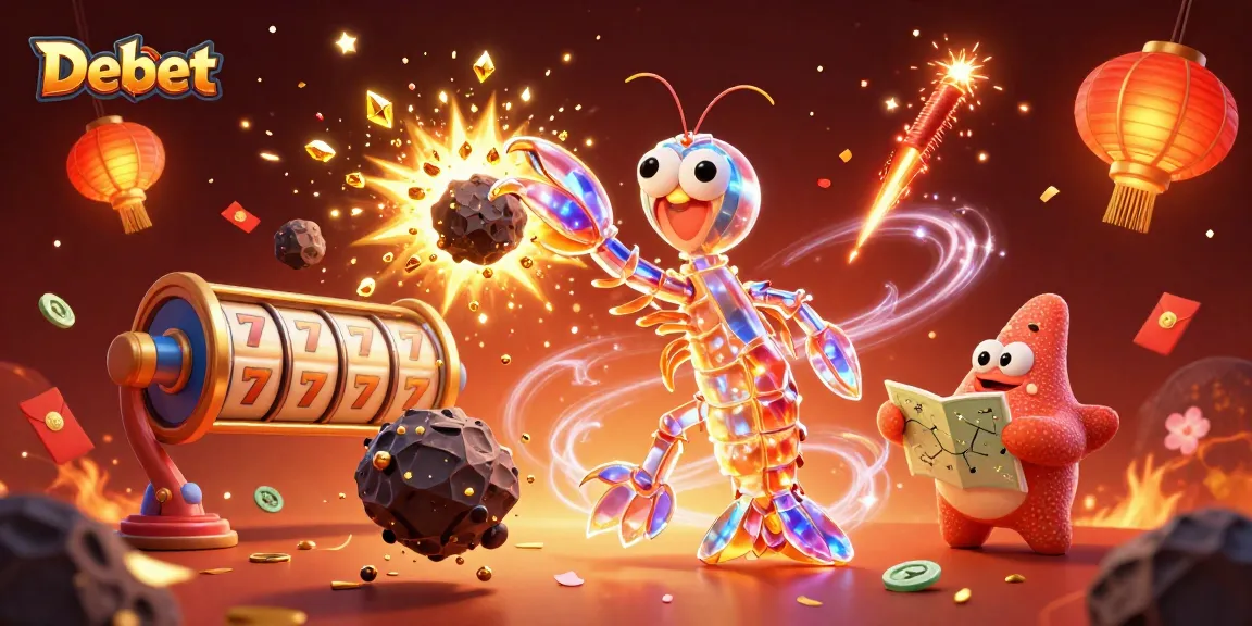Engage in thrilling casino action with Debet as a galactic samurai conquers treasure-filled asteroids.