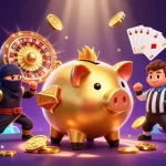 Experience thrilling gaming with SN88's action-packed casino illustration featuring dynamic characters and vibrant elements.