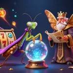 Experience thrilling gameplay at Ev88 with vibrant 3D slot reels and dynamic casino elements.
