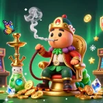 Mebet engages players with a vibrant 3D illustration highlighting a whimsical caterpillar gambling theme.