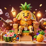 Experience thrilling gaming action at lu 88 casino with vibrant characters, underwater treasures, and playful elements.
