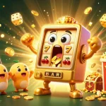 Experience cm88 đăng nhập with this vibrant 3D casino scene showcasing a joyful slot machine hitting the jackpot amidst exciting game elements.