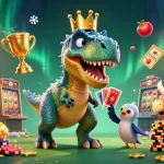 Enjoy thrilling wins at 789club with animated characters engaging in exciting casino games in a lively environment.